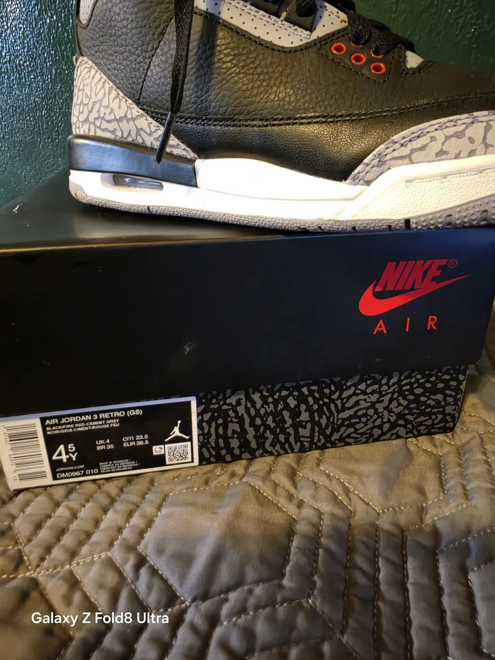 Nike Kids' Black/White/Red Low-Top Sneakers